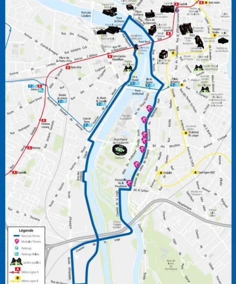 Course à pied toulouse garonne