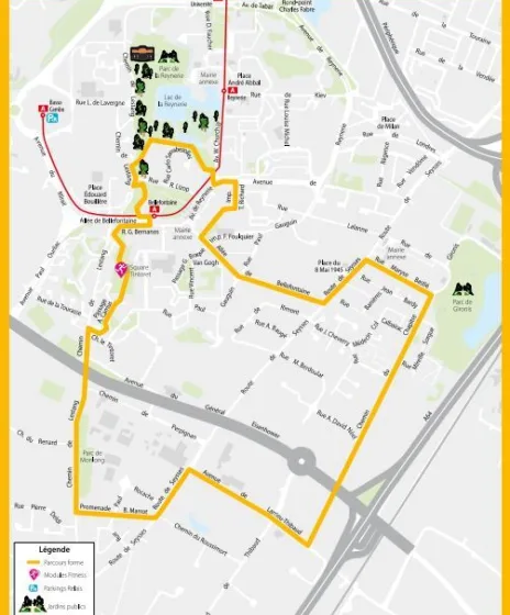 Course à pied toulouse Parc Monlong