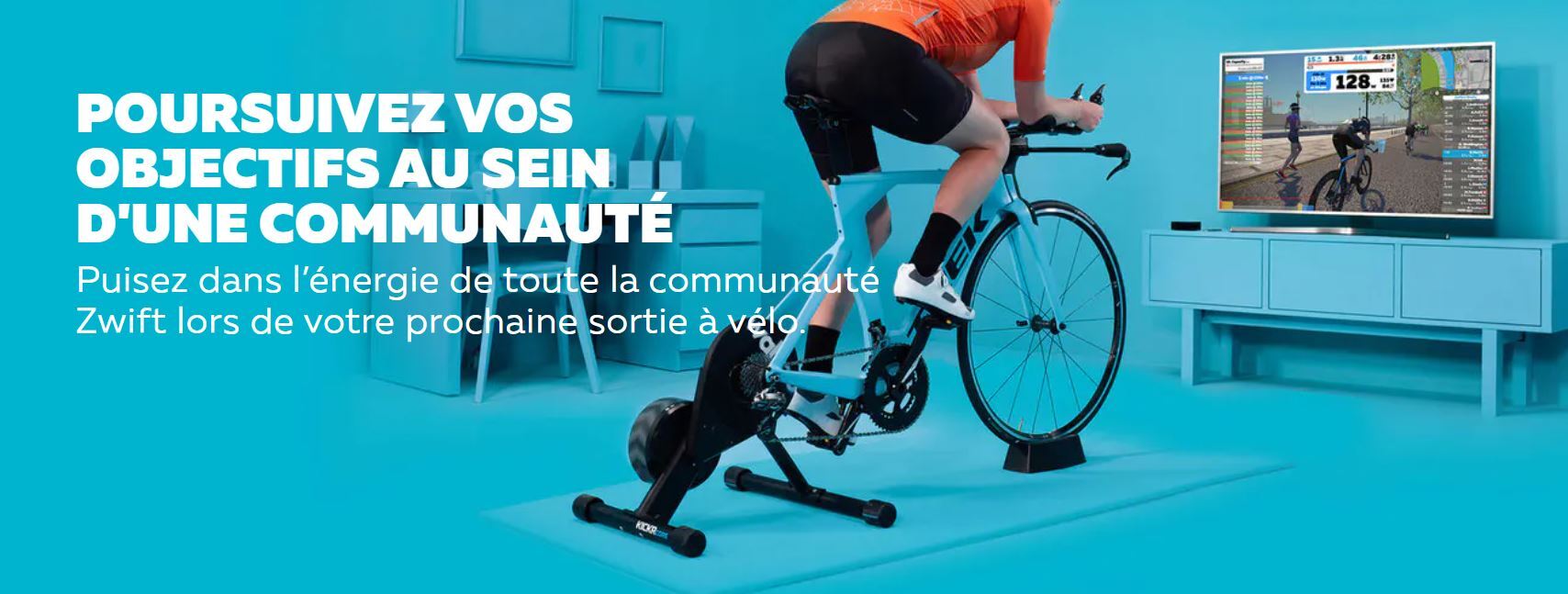 Zwift application entraînement virtuelle