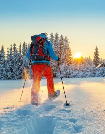 Randonnée raquette à neige