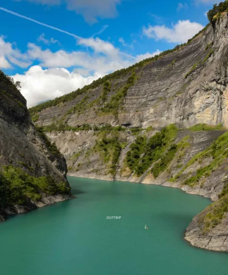 Lac de Monteynard randonnée