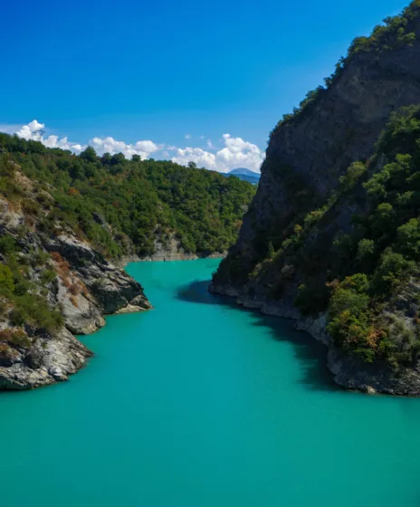 Lac de Monteynard plage