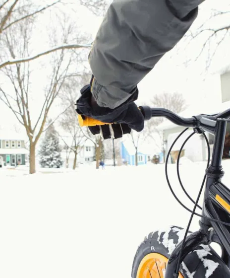 Gants chauffants vélo