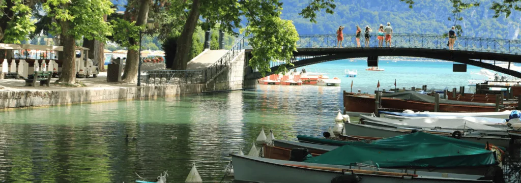 Le pont des amours à Annecy