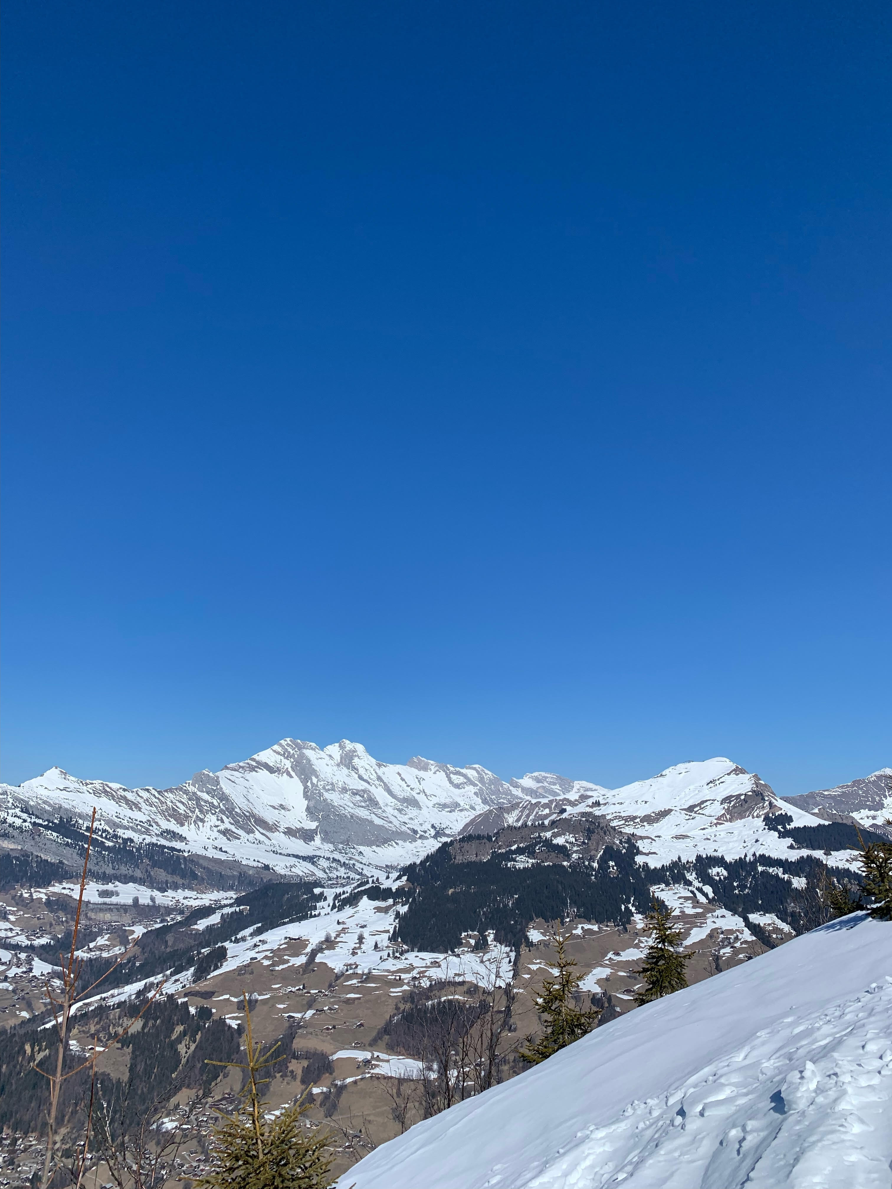 Grand-Bornand Raquettes tête du Danay