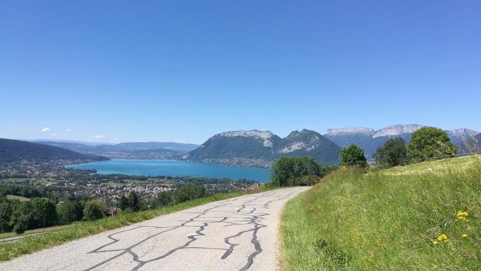 Itinéraire vélo Annecy Col de Leschaux Bellecombe en Bauges