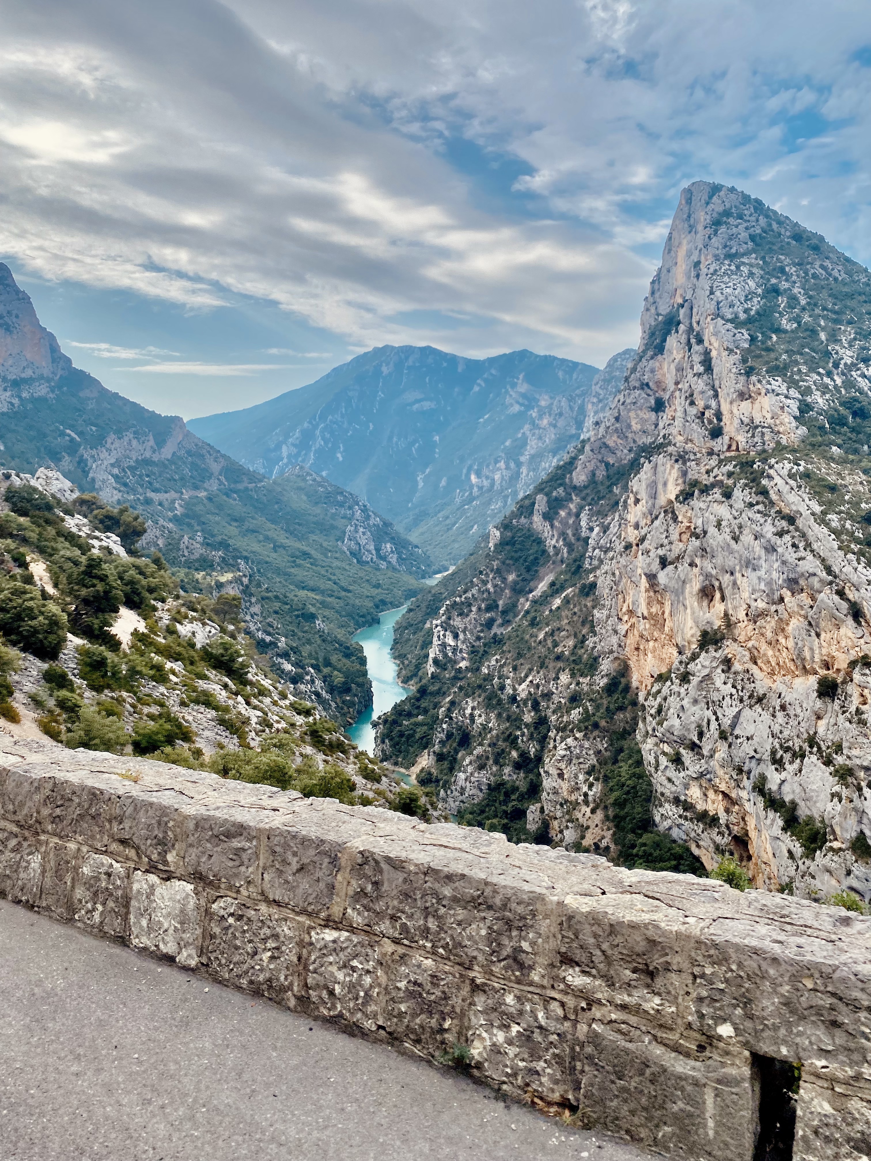 Itinéraire vélo sur la route des crêtes des Gorges du Verdon