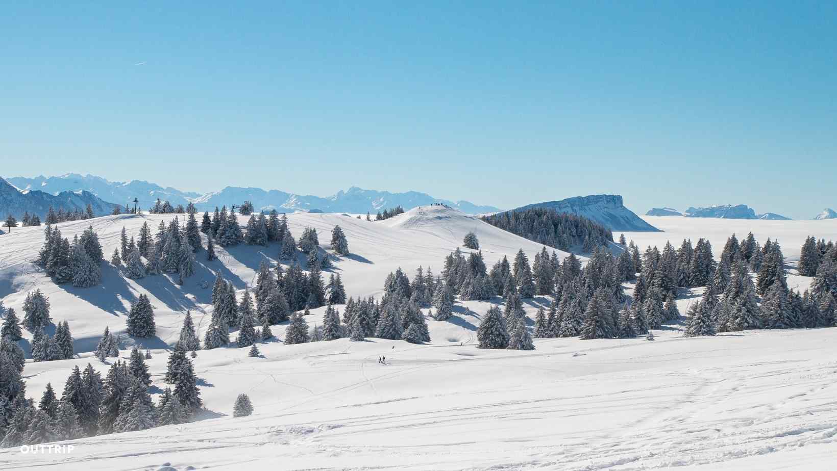 Station de ski de fond du Semnoz Haute Savoie