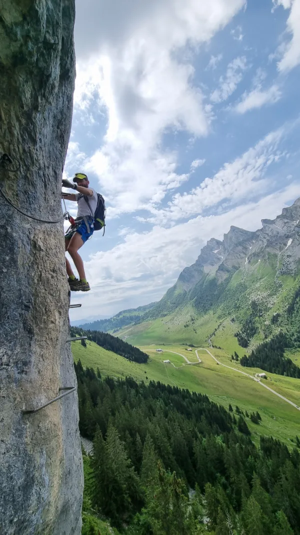 via ferrata la clusaz
