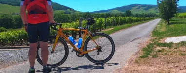 Les coteaux du Beaujolais depuis Macon