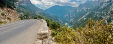 Itinéraire vélo sur la route des crêtes des Gorges du Verdon