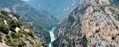 Itinéraire vélo sur la route des crêtes des Gorges du Verdon
