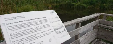 Parcours de VTT dans le Vexin - chaussée Jules César