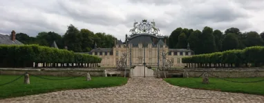 Parcours de VTT dans le Vexin, passage par la chaussée Jules César