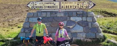 Itinéraire vélo le tour du Mont-Blanc Roselend
