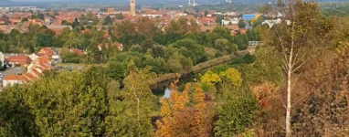 Courir à Lens, le parc des berges de la Souchez  (62)