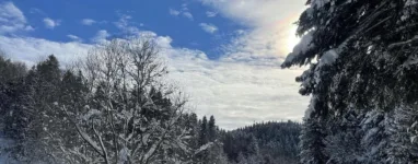 Station de ski de fond du Plateau d'Hauteville, la Praille - Ain