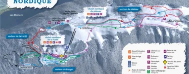 Plan ski de fond Semnoz