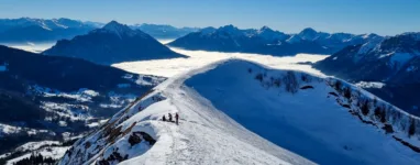 Randonnée Raquettes Neige Montagne de Sulens 3