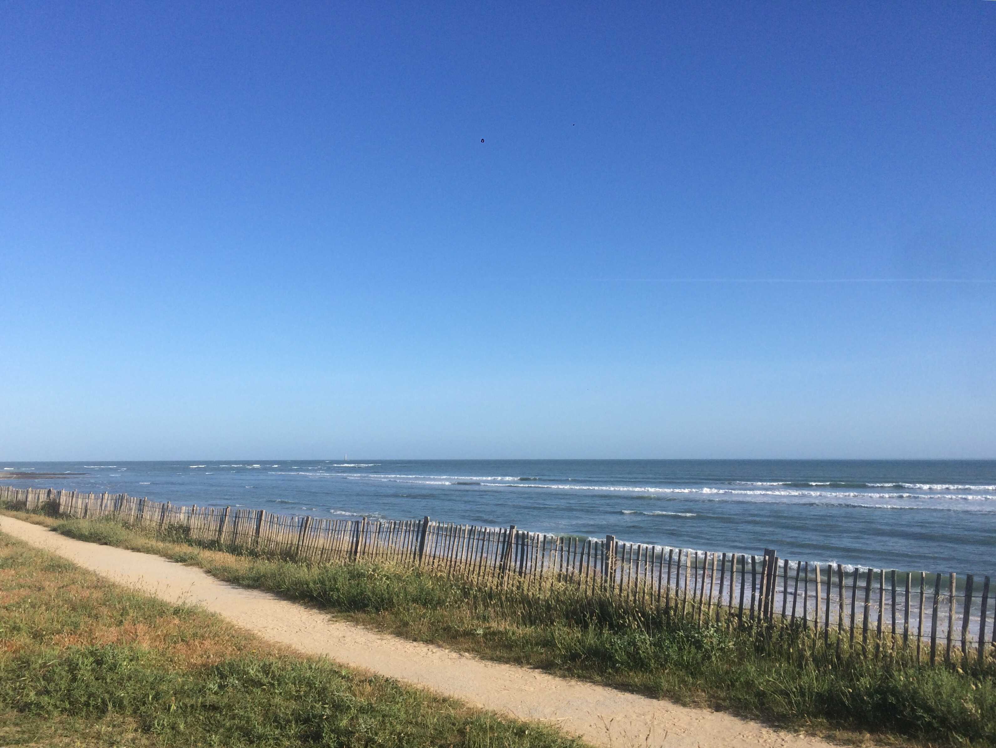 Itinéraire vélo ilé de ré plage 1