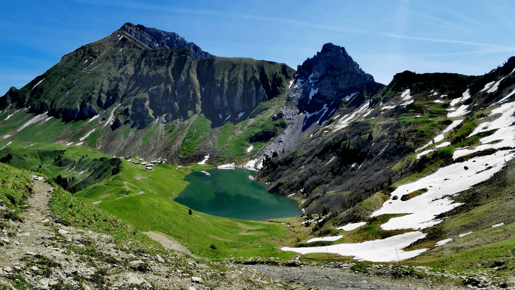 Randonnée Lac de Lessy Aiguille verte